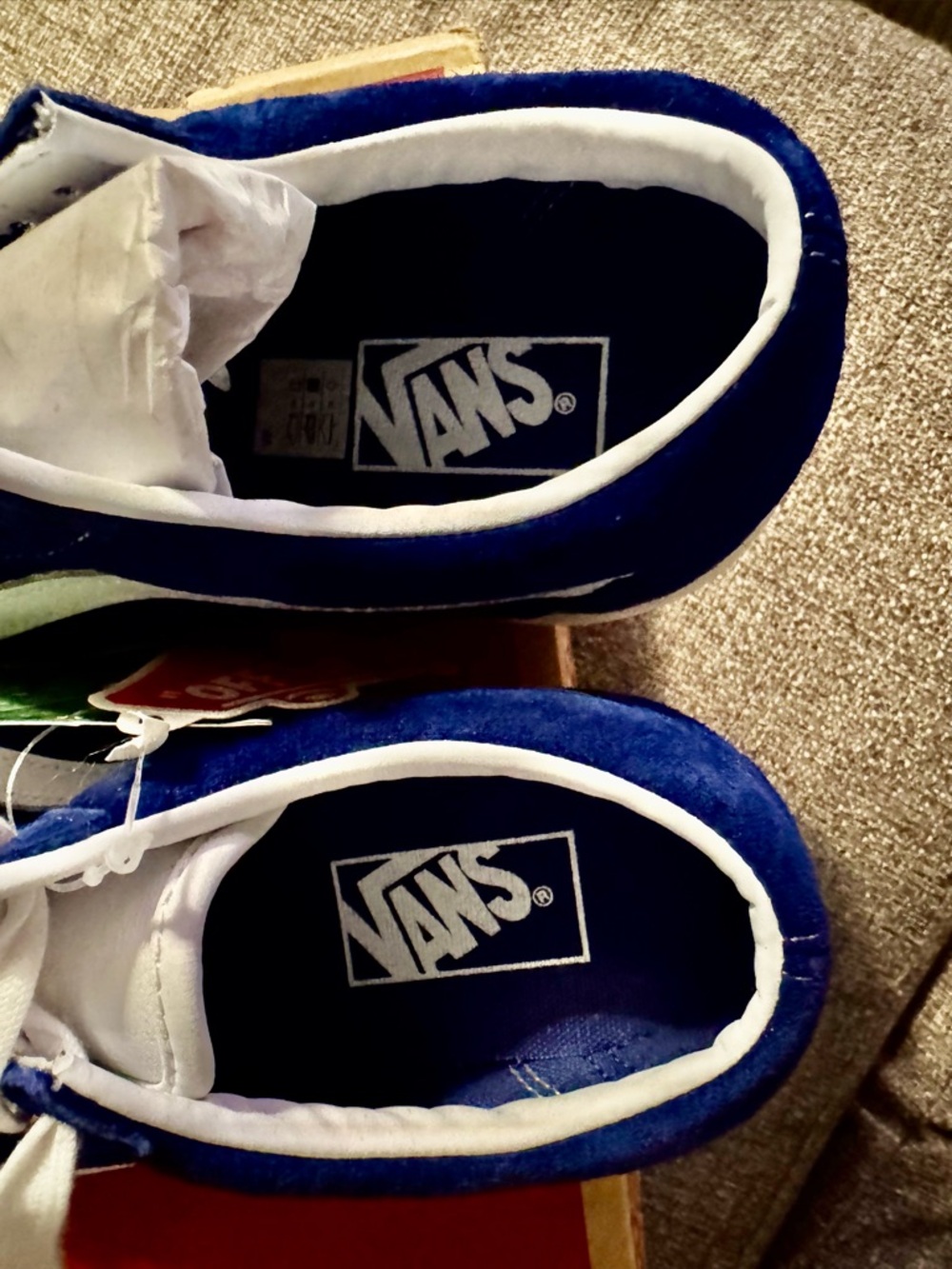 Vans Old Skool Suede Sneakers - Blue White - Picture 5 of 8